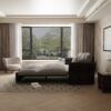 Queen Pull Out Sofa Bed, 3 In 1 Convertible Sleeper Tufted Sofa With 2 Soft Pillows - Gray - Image 8