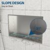21" X 13" Shower Niche For Bathroom Or Kitchen - Brushed Nickel - Image 6