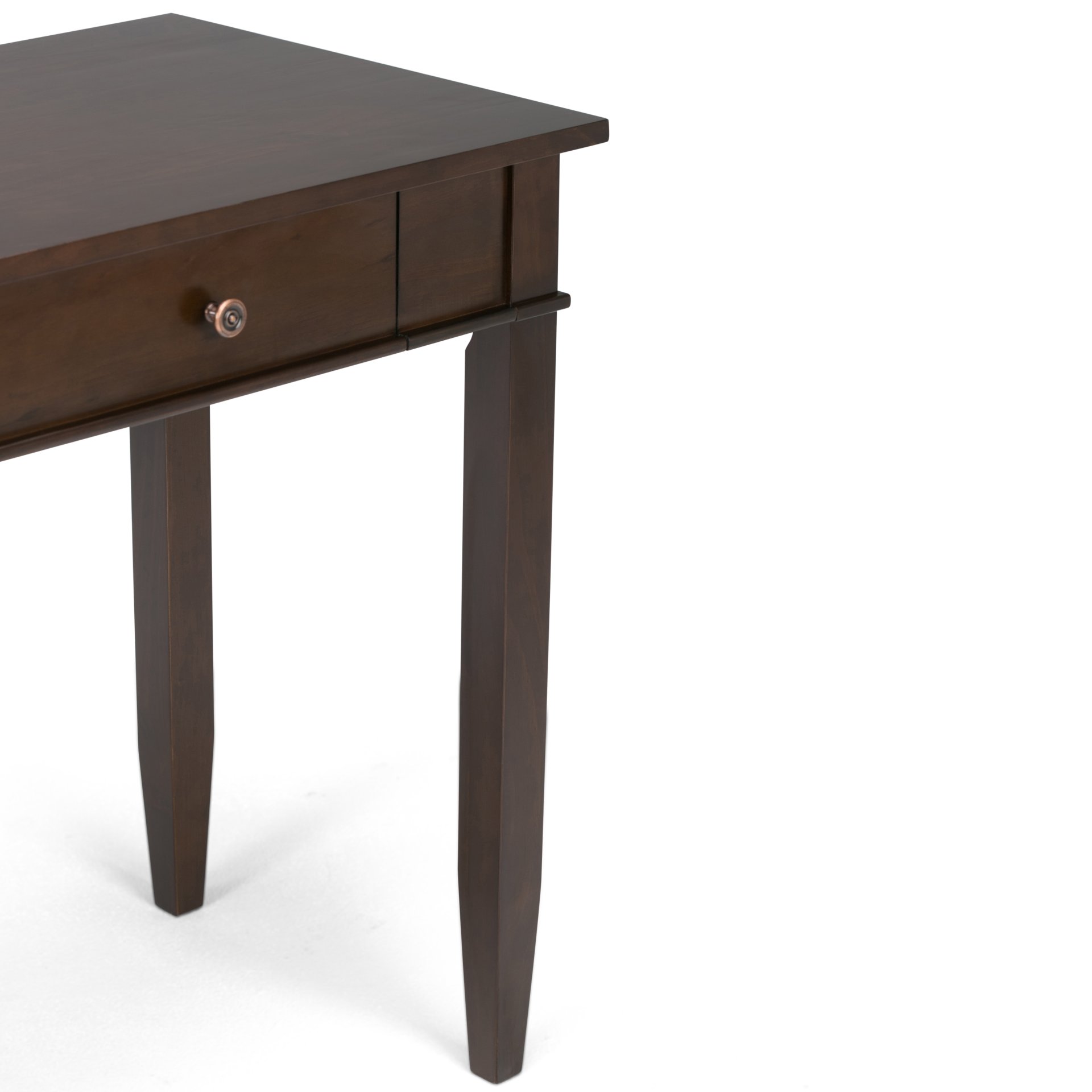 Carlton - Home Office Desk - Dark Tobacco Brown - Image 4
