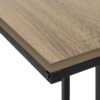 Accent Table, C - Shaped, Stylish - Taupe - Image 6