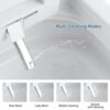 Tankless Smart Toilet With Bidet Built In, 1 Piece, Auto Flush, Auto Open / Close, Heated Seat, Bubble Wash, Warm Water And Dry, Adjustable Temp, Remote Control Side Know - White - Image 8