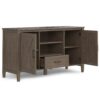Ela - Medium TV Stand - Smoky Brown - Image 3