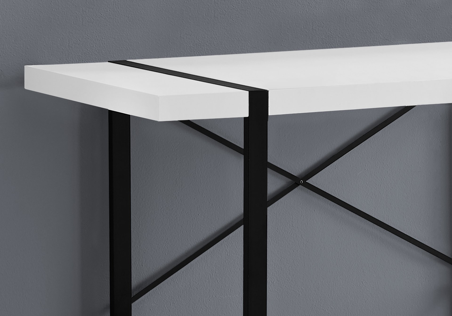 Computer Desk For Home Office, Laptop, Contemporary & Versatile Placement - White - Image 2