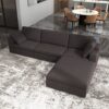 Cecilia - Modular Corner Sectional, Modern Sofa - Gray - Image 11