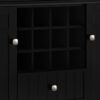 Bedford - Sideboard Buffet And Wine Rack - Black - Image 7