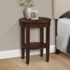 Accent Table, 2 Tier, Transitional - Espresso - Image 10