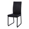Dining Chair Side Upholstered, For Dining Room (Set of 2) - Black - Image 2