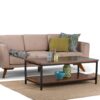 Skyler - Coffee Table - Dark Cognac Brown - Image 6