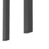 Modern Tempered Glass Tea Table, End Square Table For Living Room (Set of 2) - Transparent / Black - Image 9