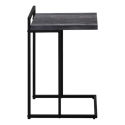 Accent Table, C - Shaped, Versatile Design - Black