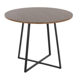 Cosmo Canary - Contemporary Dining Table - Black / Walnut
