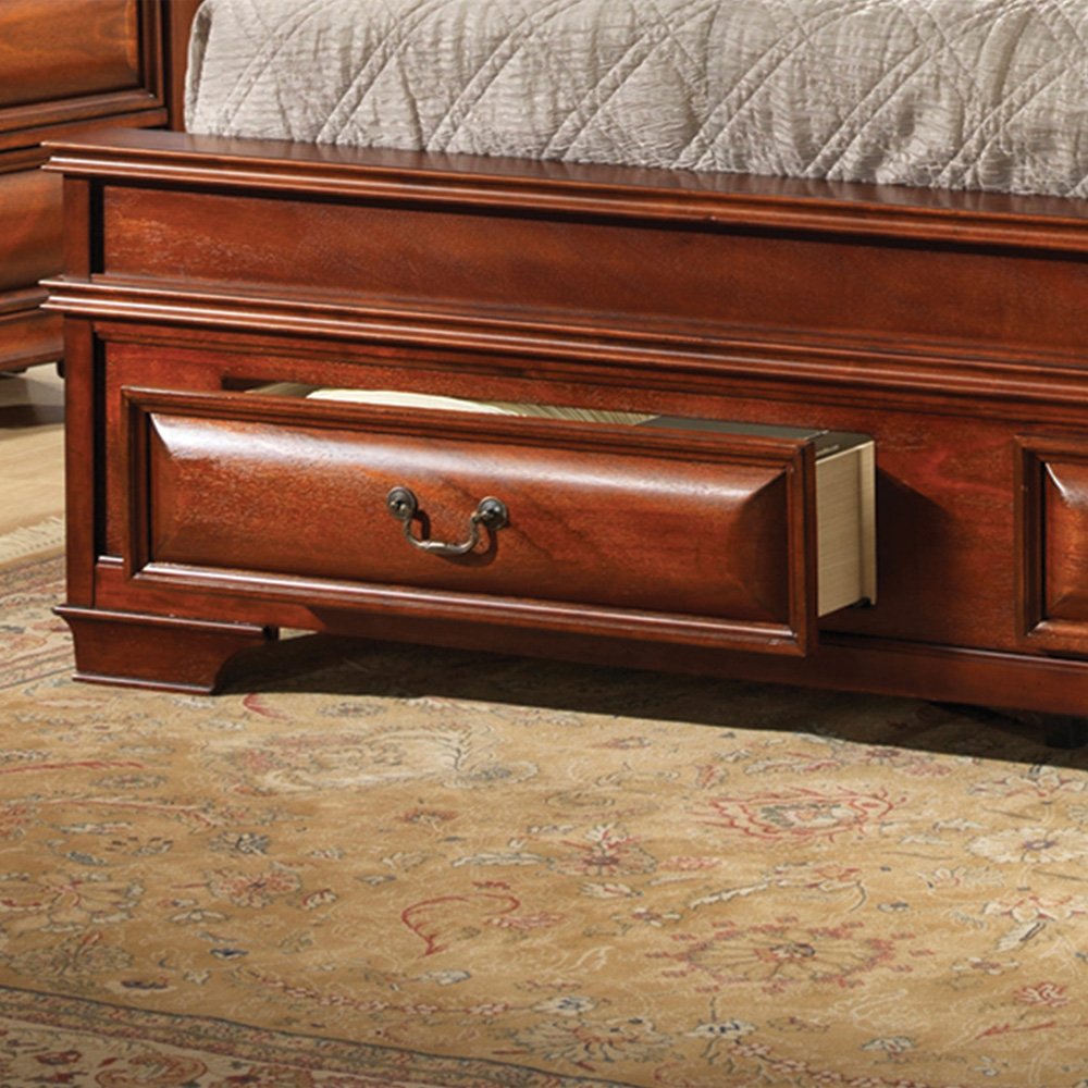 Lavita - Full Drawers Storage Bed - Oak - Image 3