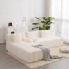 Cloud - Sectional Sofa Upholstered Couch, Free Combined Sofa For Living Room - Beige - Image 3