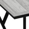 Accent Table, C - Shaped, Contemporary & Stylish - Gray - Image 6
