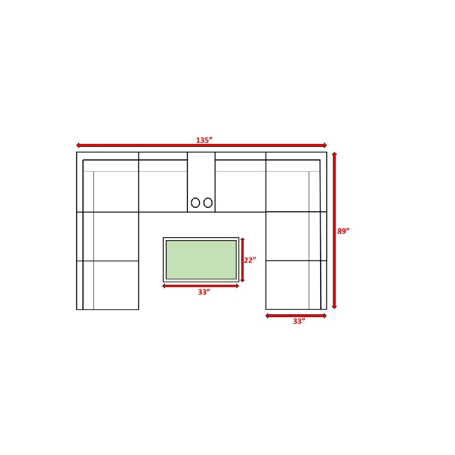 6 Seat Patio Wicker Sectional With Cushions - Gray Mix - Image 9