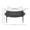 Caroline - Round Coffee Table - Black - Image 3