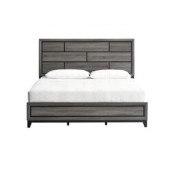 Glasgow - King Bed Frame With Storage - Gray