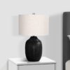 Lighting, Table Lamp, Ceramic, Contemporary - Black / Cream - Image 4