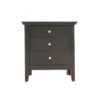 3 Drawer Nightstand - Black - Image 4
