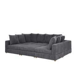 Haven - 6 Piece Modular Sectional - Gray