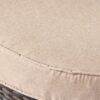 Modern Madras Ottoman With Ice Bucket Rattan, Iron, Waterproof Fabric - Brown - Image 12