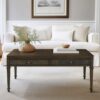 Fluted - 2 Drawer Coffee Table - Brown - Image 2
