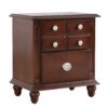 Elegant Traditional Nightstand - Cappuccino - Image 8