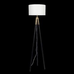Sway - Floor Lamp With On / Off Switch Triple Legs Shade - Black / Gold / White
