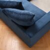 Luxe - Oversized 2 Piece Right Facing Sectional Couches For Living Room, L Shaped Sofa With Chaise - Blue - Image 9