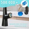 Professional Kitchen Faucet With 3 Function 360 Sprayer And 1 Touch Switching - Matte Black - Image 8