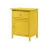 Chic Transitional Nightstand - Yellow - Image 3