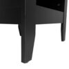 Cleary - Contemporary Wood Nightstand With Drawer - Black - Image 12