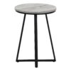 Accent Table, Side, Round Contemporary Convenient Design - Gray - Image 3