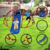 Innovative Dome Climber With Slide And Climbing Stones - Blue / Red - Image 5