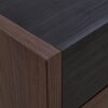 Modern Extendable & Rotating Cabinet With Drawer And Flip Doors For Versatile Storage - Black / Dark Walnut - Image 16