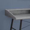 Computer Desk For Home Office, Storage Shelves, Versatile Placement - Gray - Image 8