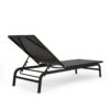 Contemporary Finn Chaise Lounge For Outdoor Relaxation - Dark Gray - Image 9