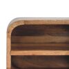 Floating Open Curve Nightstand - Oak - Image 7