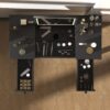 Makeup Vanity Desk With Mirror 3 Level Adjustable LED Lighting, Flip Top Storage 2 Drawers & 3 Removable Organizer Boxes - Black - Image 6