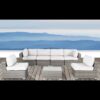 6 Seater Rattan Wicker Outdoor Lounge Set With Cushions - Gray Mix - Image 3