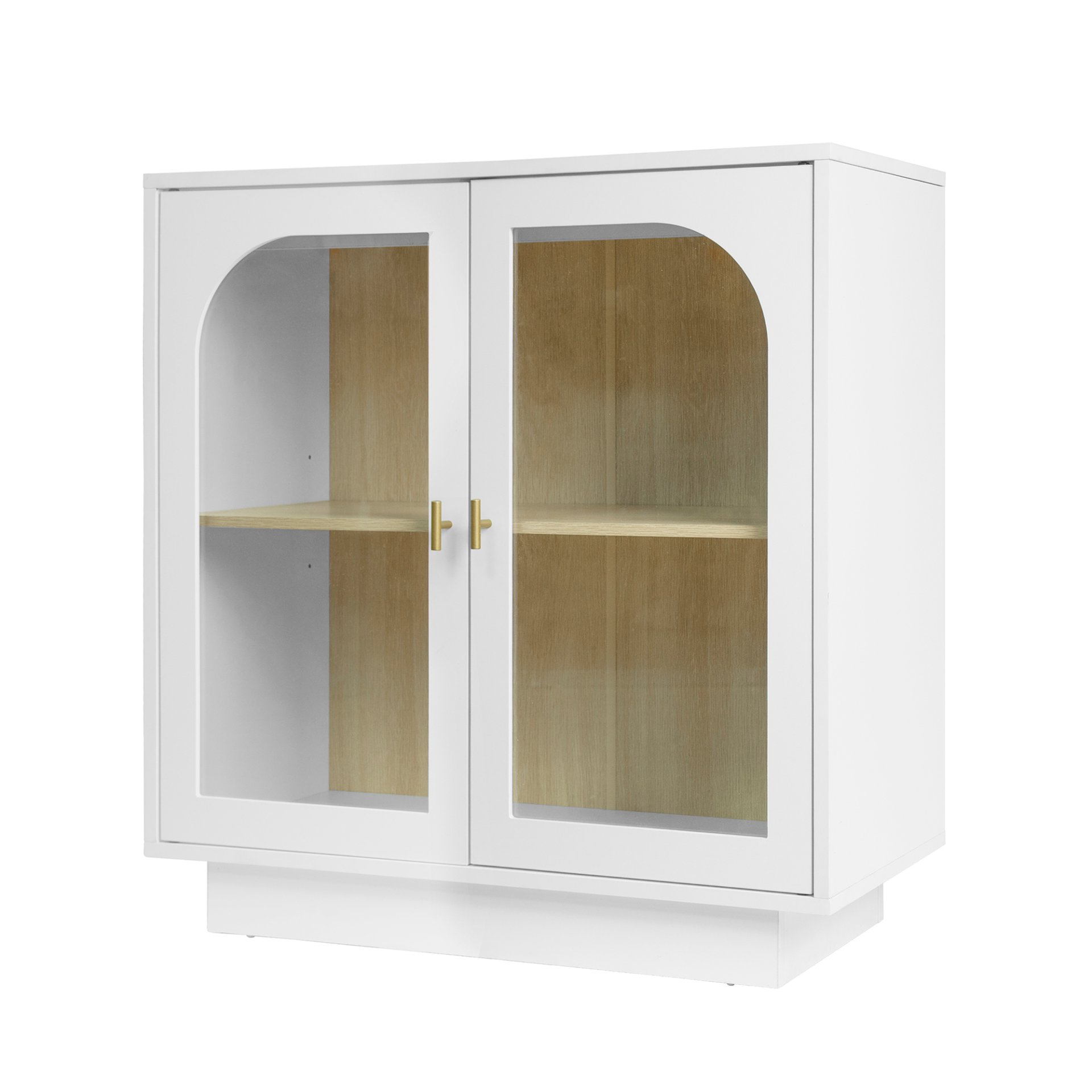 Storage Cabinet With Door For Living Room, Dining Room, Study - White - Image 7