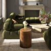 Nebula - Accent Pillar Side Table - Medium Brown - Image 8