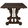 Rectangle Extension Dining Table - Brown - Image 5