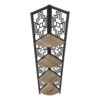 Bookshelf, Bookcase, Etagere, Corner, 4 Tier, For Office, Transitional - Taupe - Image 5