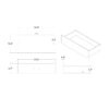 Charlston - Queen Bedroom 5 Piece Set With Sleigh Bed And LED Lighting - White - Image 12