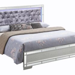 Madison - Full Bed - Silver Champagne