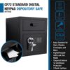 0 72 Cu Ft Keypad Depository Safe - Black - Image 14