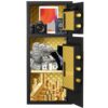 Large Double Door Coin Operated Safe, Digital Security Safe With Fireproof And Waterproof Bag, 7.0 Cubic Feet Safe Box With Hidden Code Function For Home, Office And Hotel - Black - Image 8