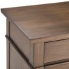 Carlton - Bedside Table - Rustic Natural Aged Brown - Image 6