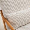 Accent Chair & Pillow Upholstered Arm Chair - Beige - Image 5